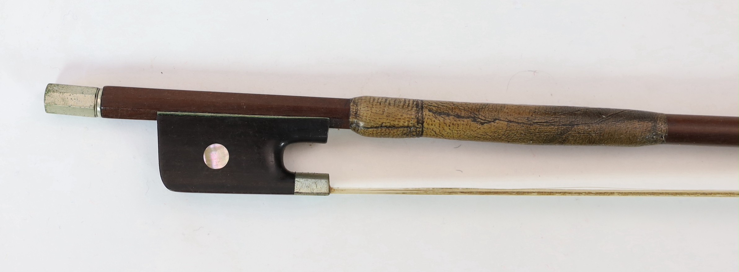 A 19th century Saxon cello, length of back 72.5 cm, soft case